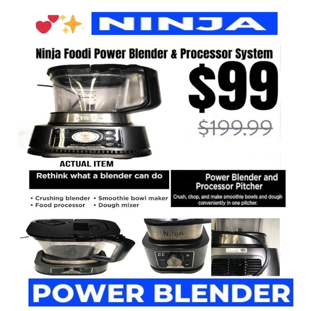 🛑 NINJA Professional ➕ POWER BLENDER Kitchen 🆒 PROCESSOR SYSTEM 💸BUY NOW‼️